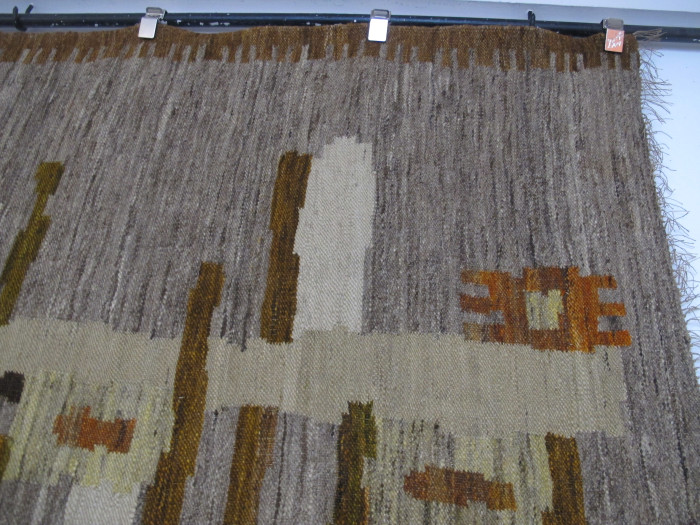 Mid-Century Polish Abstract Tapestry